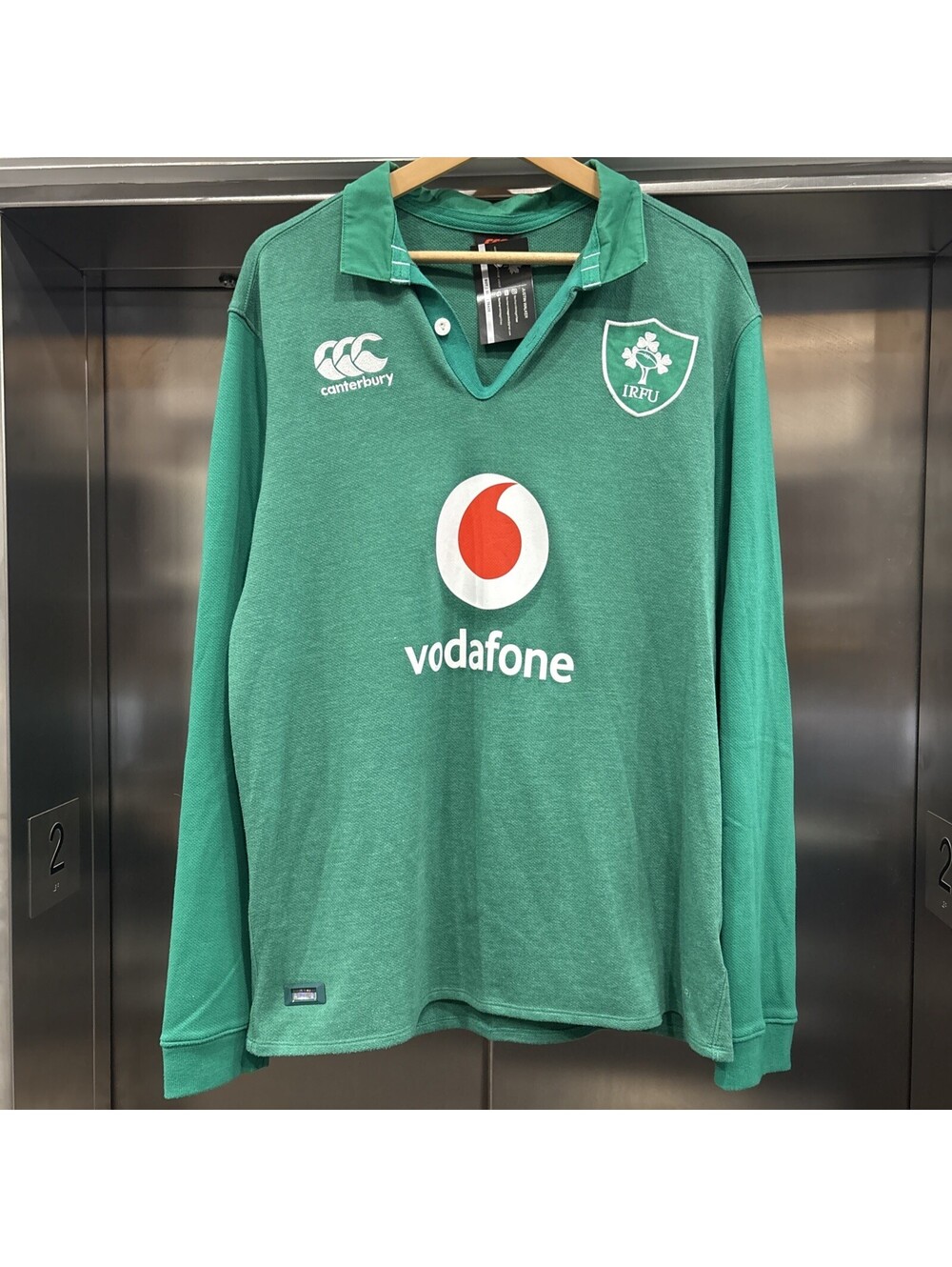 Men’s Canterbury Ireland IRFA Rugby Union SZ M Green Jersey